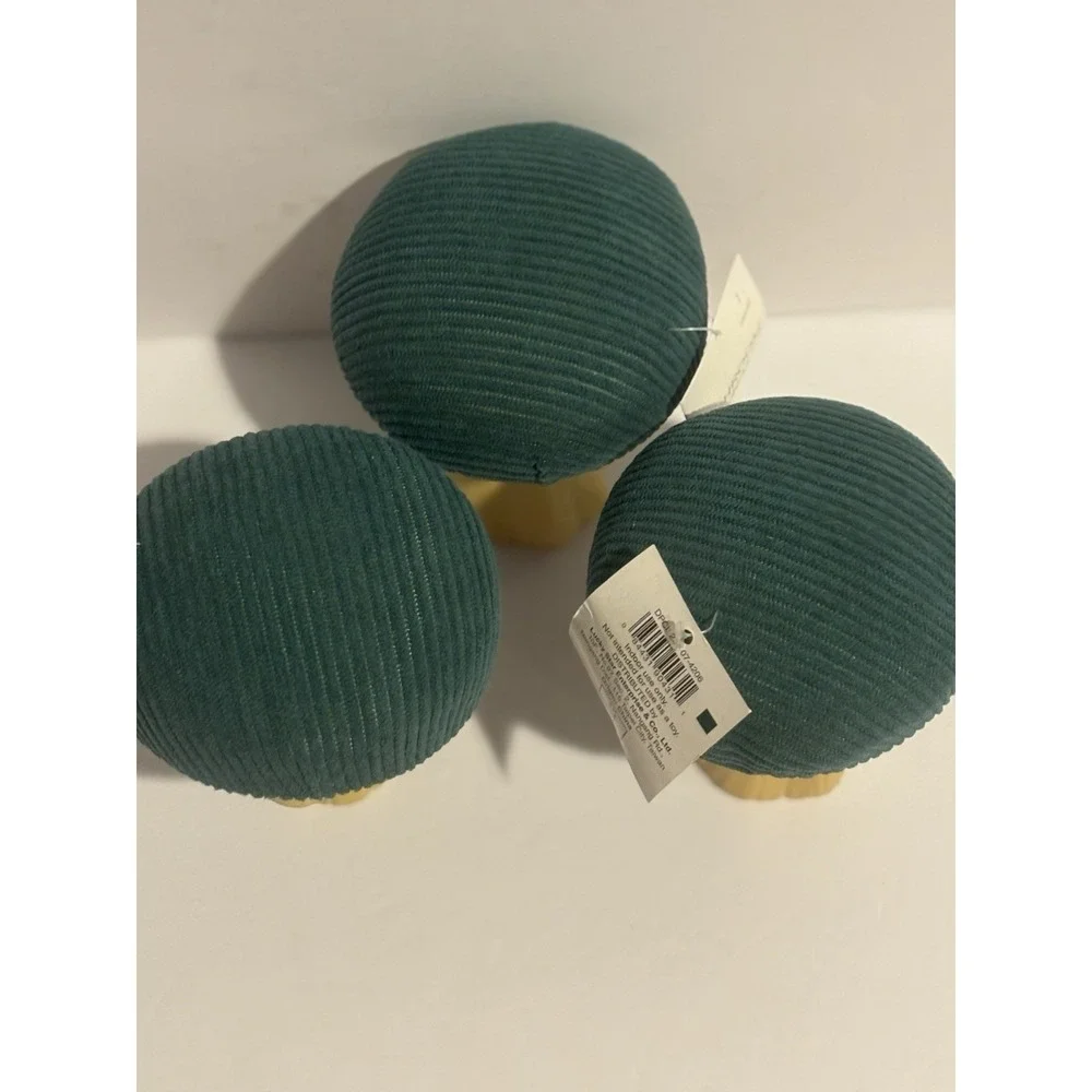 Target Mushroom Set‎ Fall Fabric 3 Hunter Green Harvest Decor Autumn